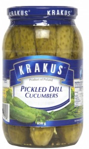 Krakus Dill Cucumbers 850g